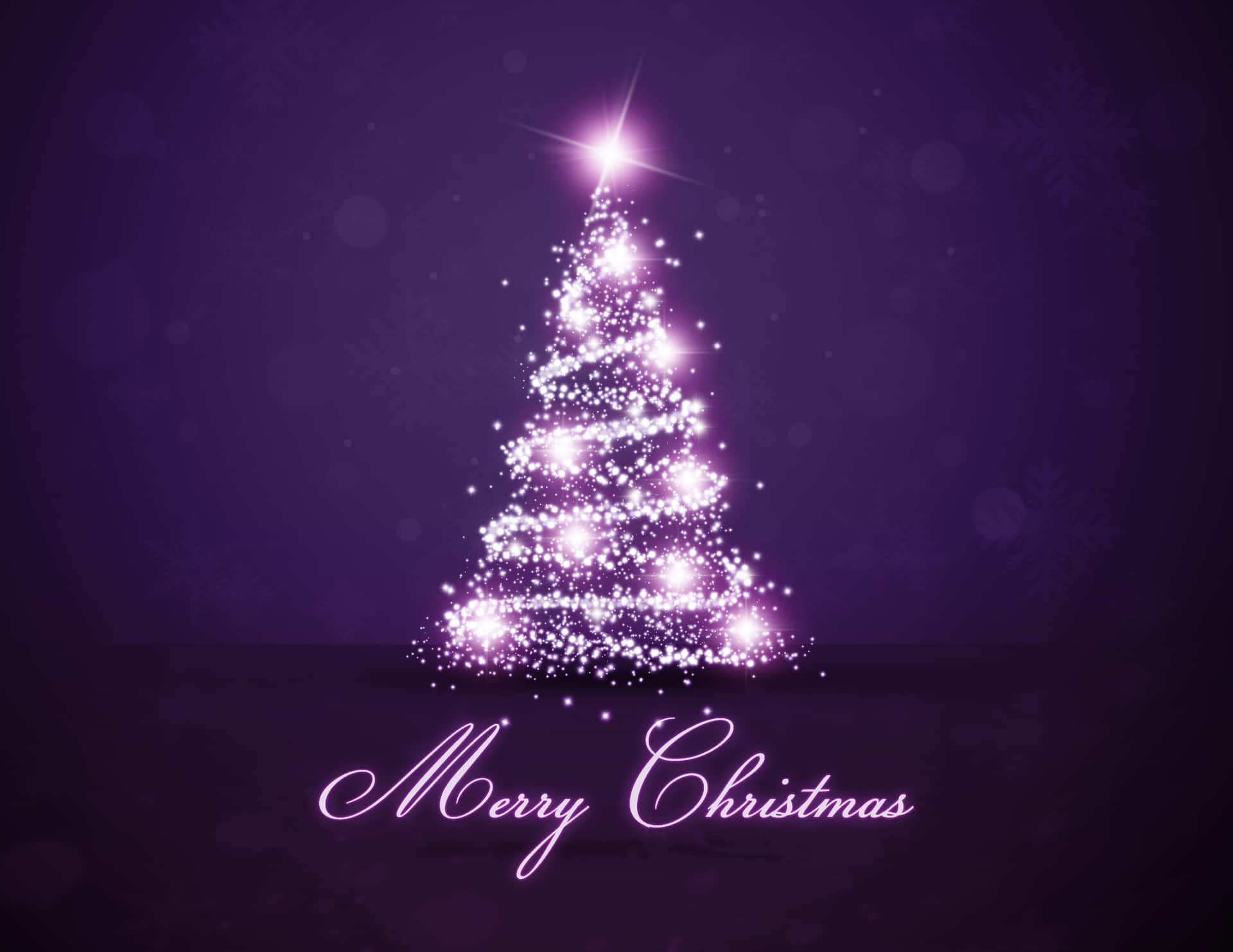 Enchanting Purple Christmas Background