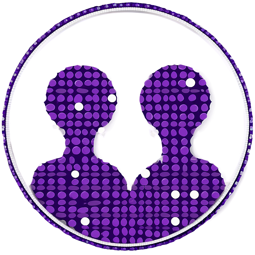 Purple Circle With Dots Png Aul PNG