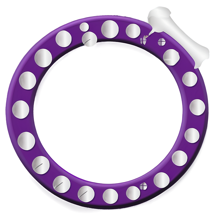 Purple Circle With Dots Png Hmg PNG