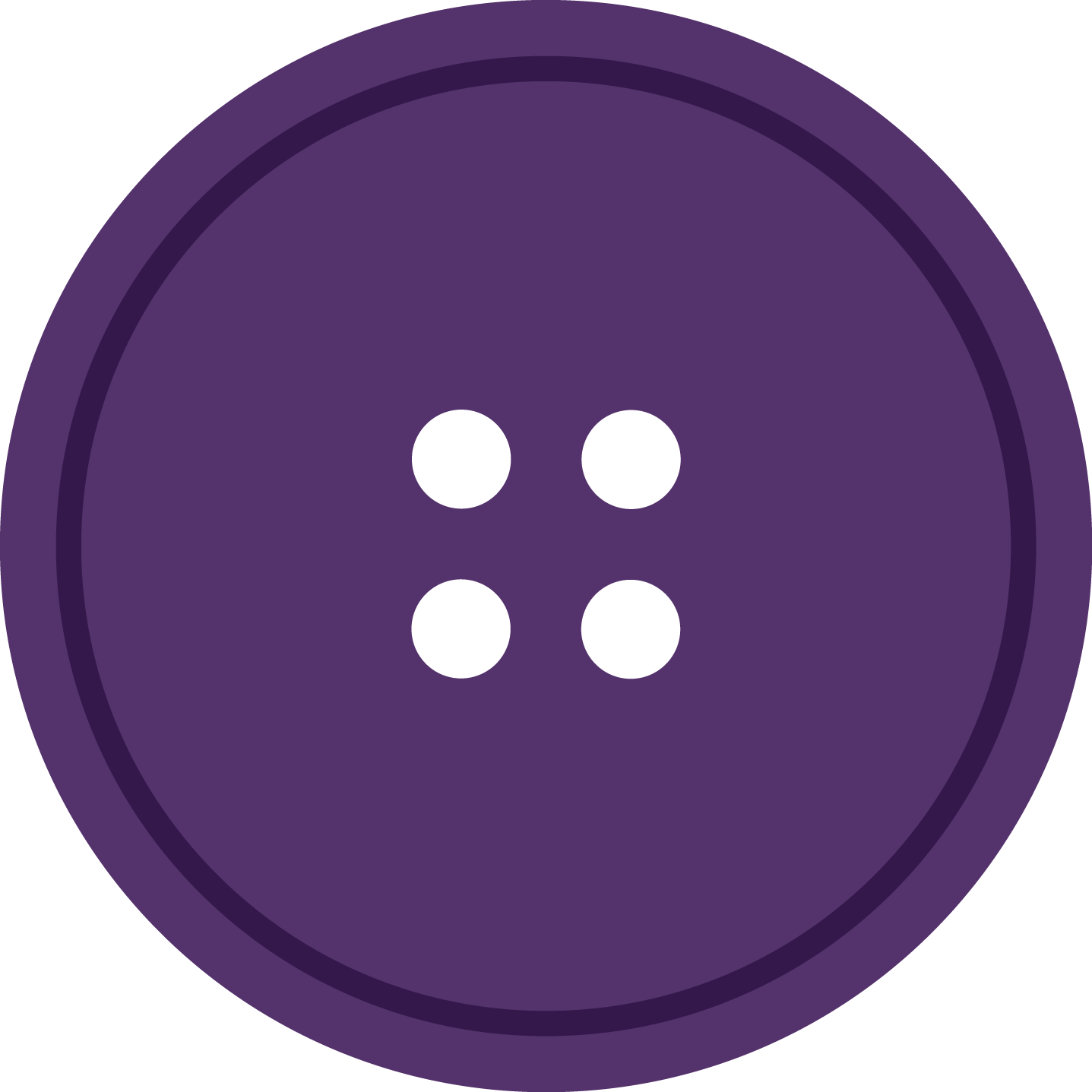Purple Clothing Button Graphic PNG