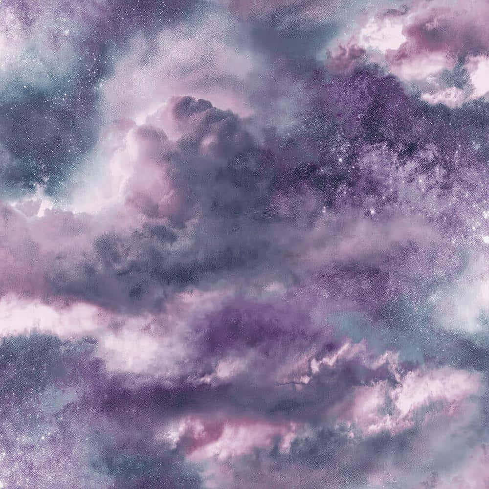 Majestic Purple Clouds in the Sky