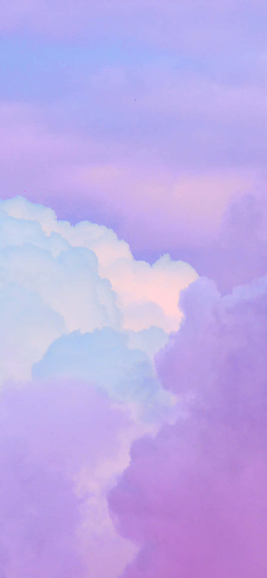 Dreamy Purple Clouds on the Horizon