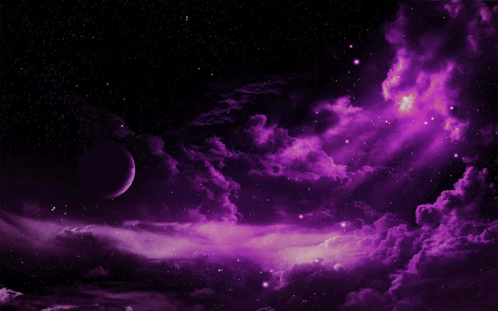 Purple Clouds in the Sky