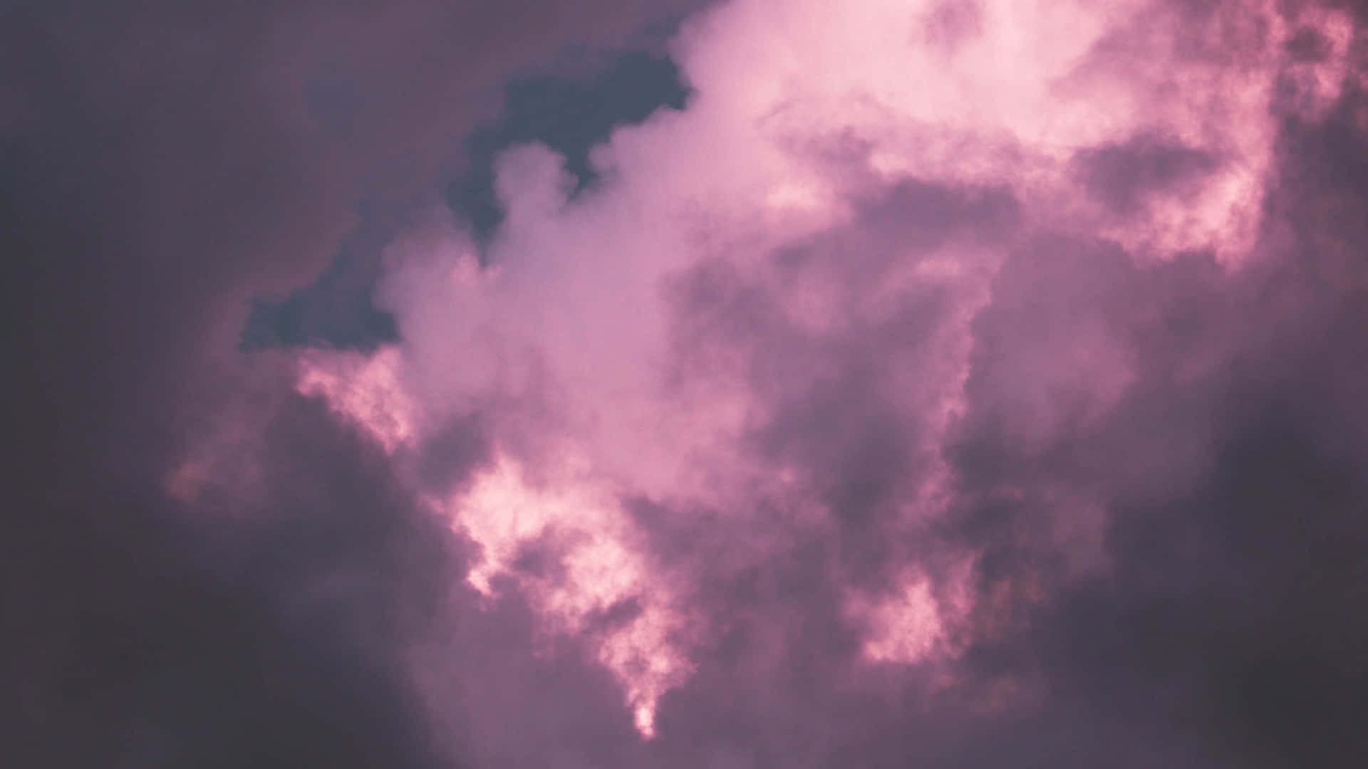Dreamy Purple Clouds Sky