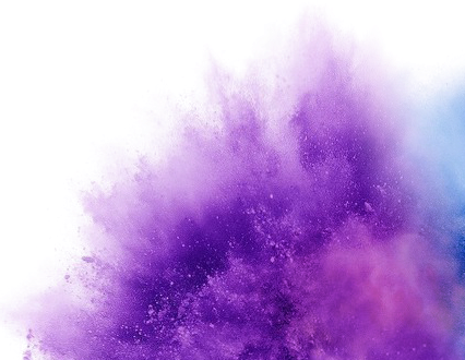 Purple Color Explosion Abstract PNG