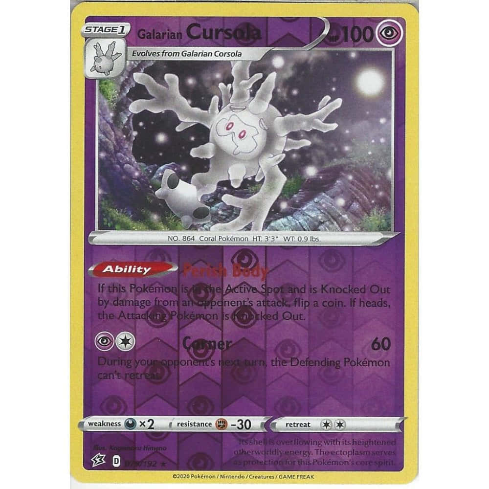 Purple Cursola Trading Card Wallpaper