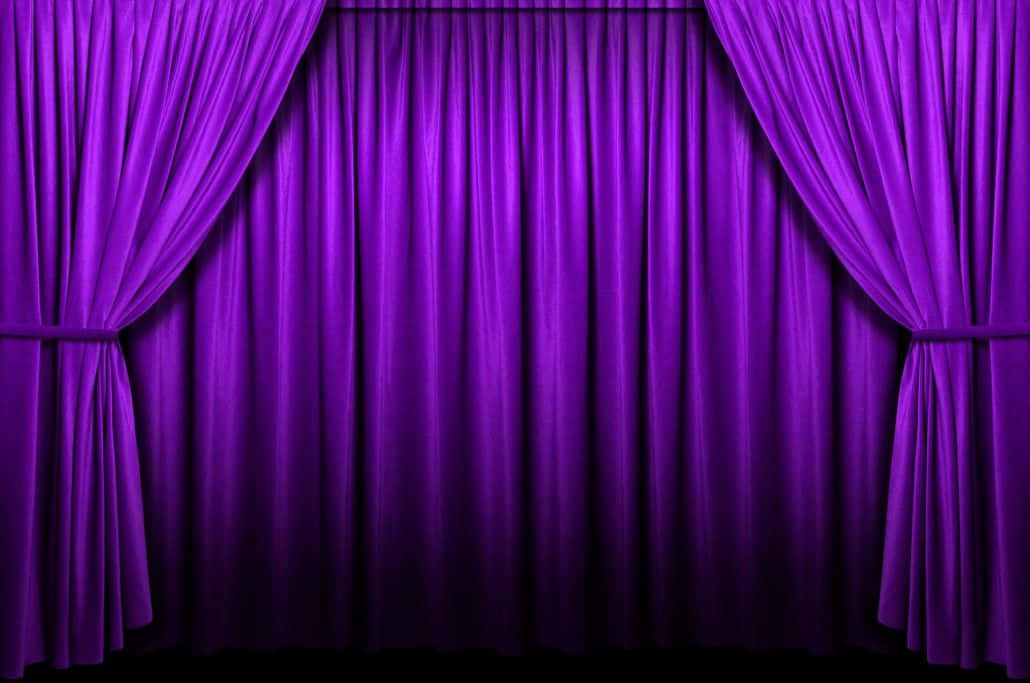 Soft Purple Curtains Wallpaper