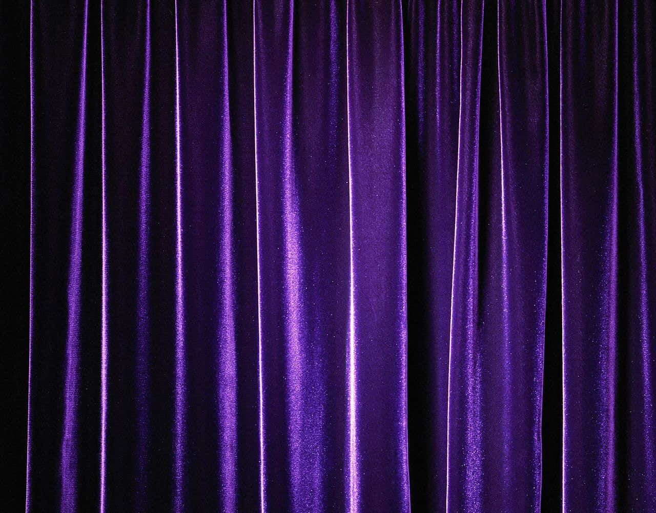 Liven up any room with Purple Curtains Wallpaper