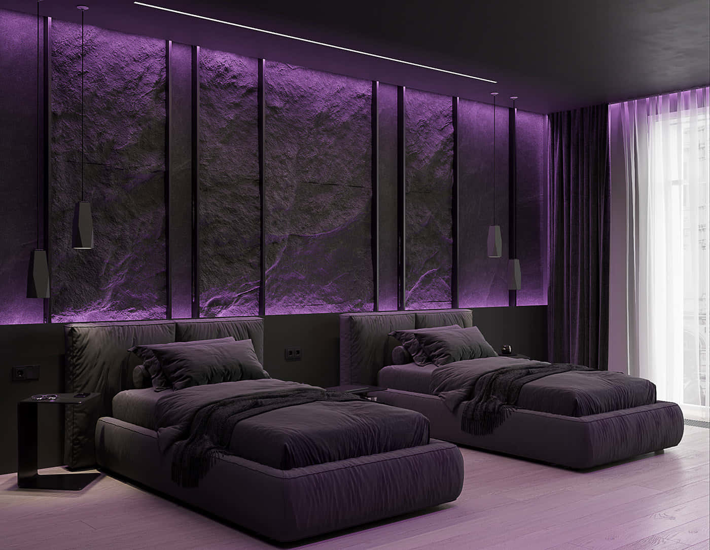 Add a splash of vibrant purple décor to transform any space Wallpaper