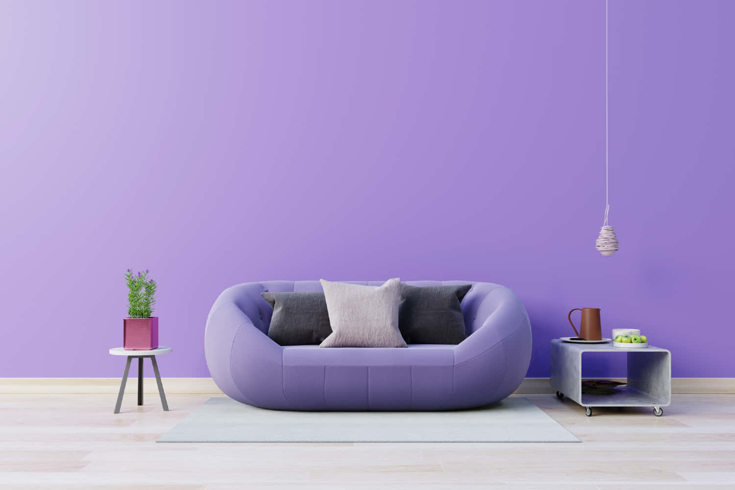 Accentuate Your Home with Purple Decor! Wallpaper