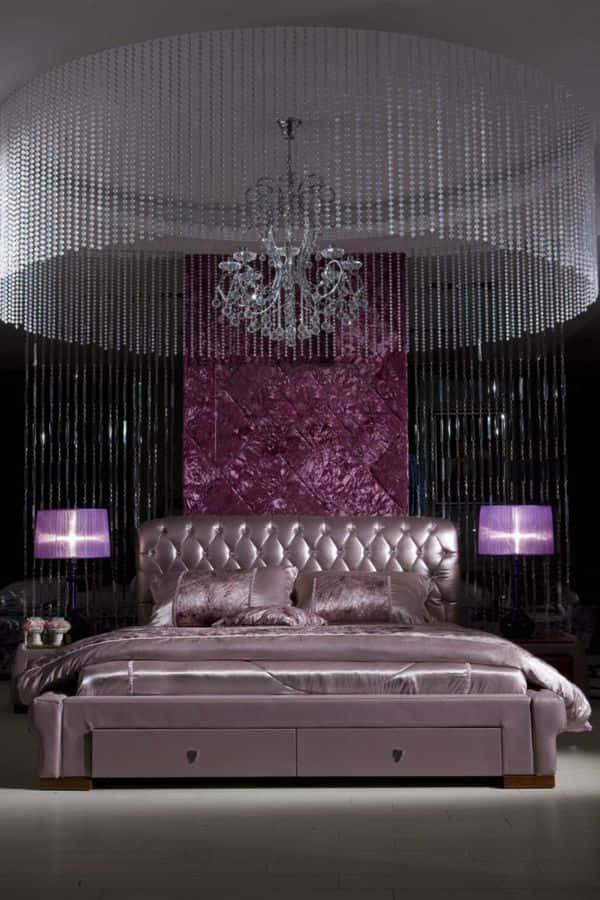 Bring a touch of elegance and luxury to your home with purple decor. Wallpaper