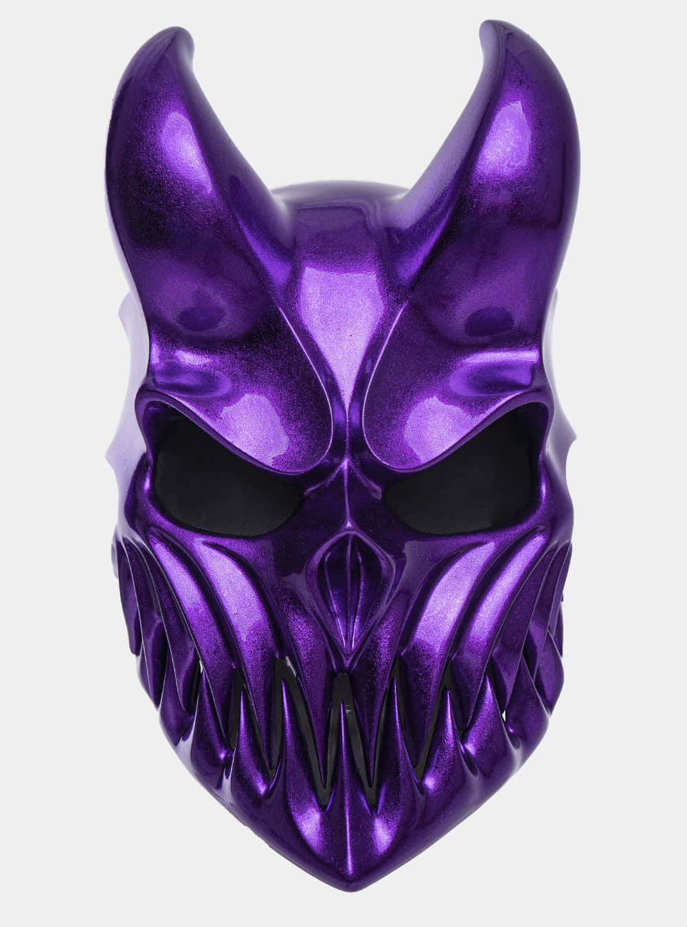 Purple Demonic Mask Image Wallpaper