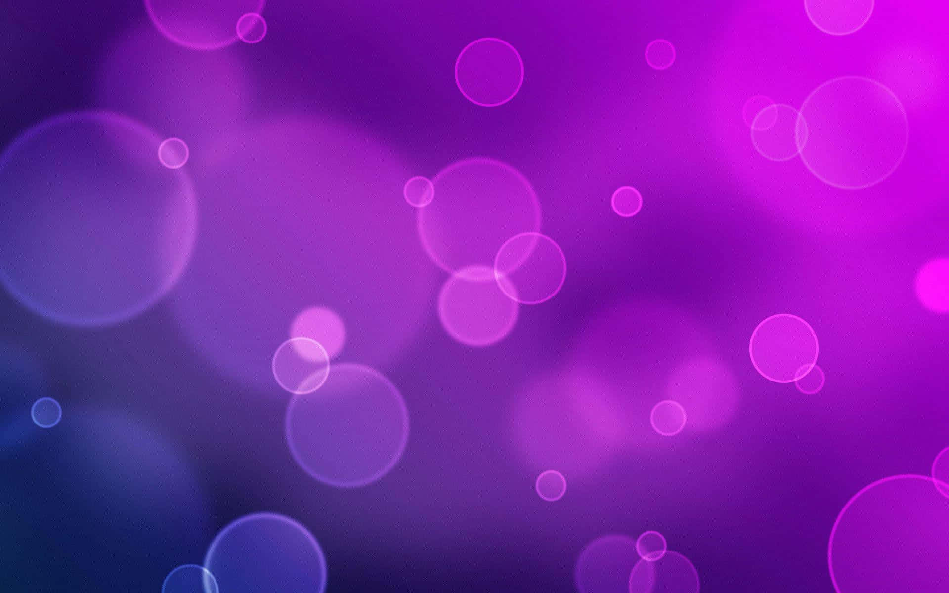 Purple And Blue Abstract Background With Circles Wallpaper