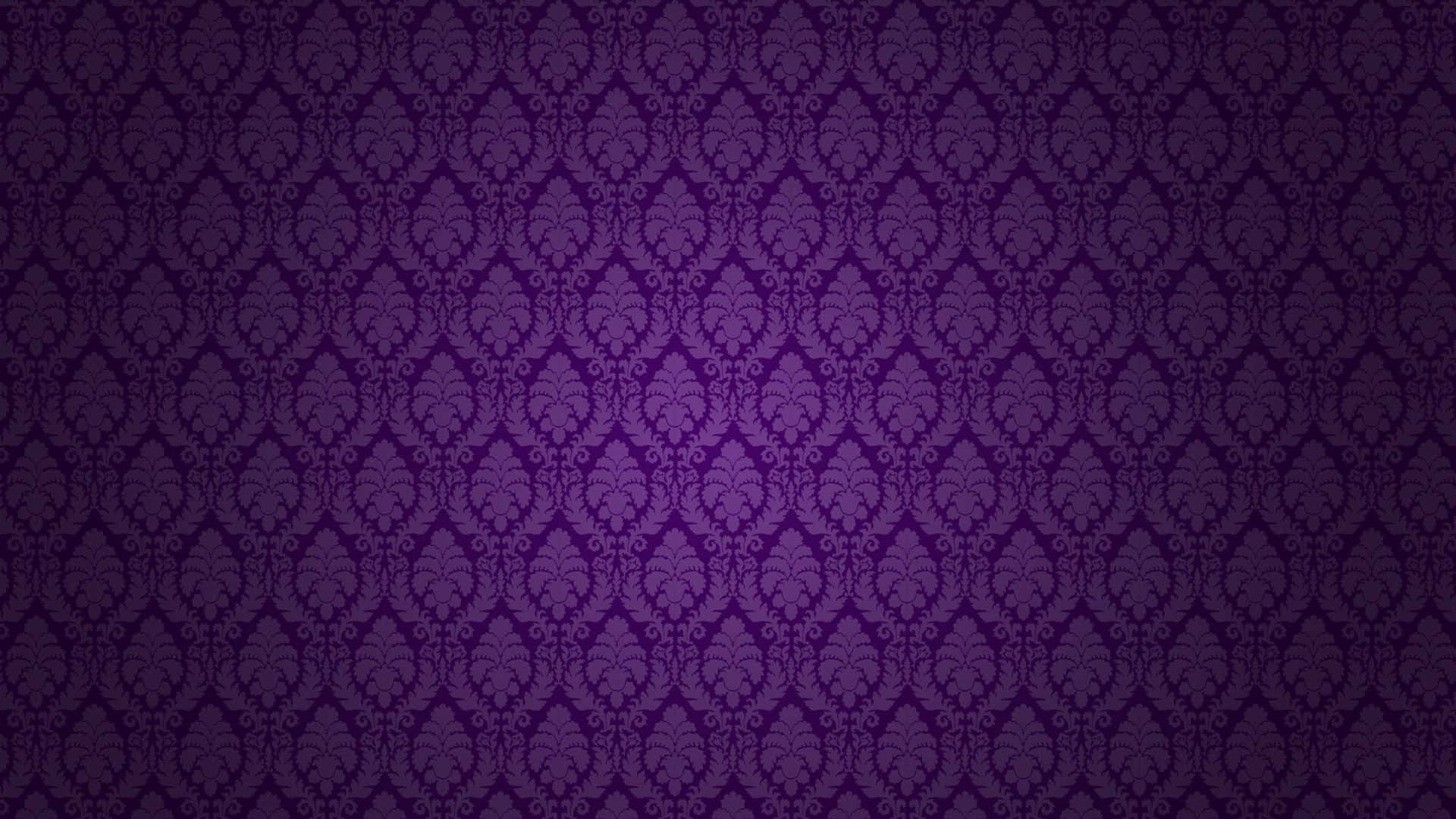 Enjoy an inspired workspace with this playful purple desktop Wallpaper