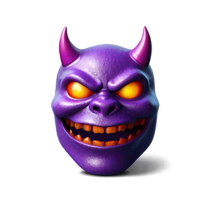 Download Purple Devil Emoji Png 05252024 | Wallpapers.com