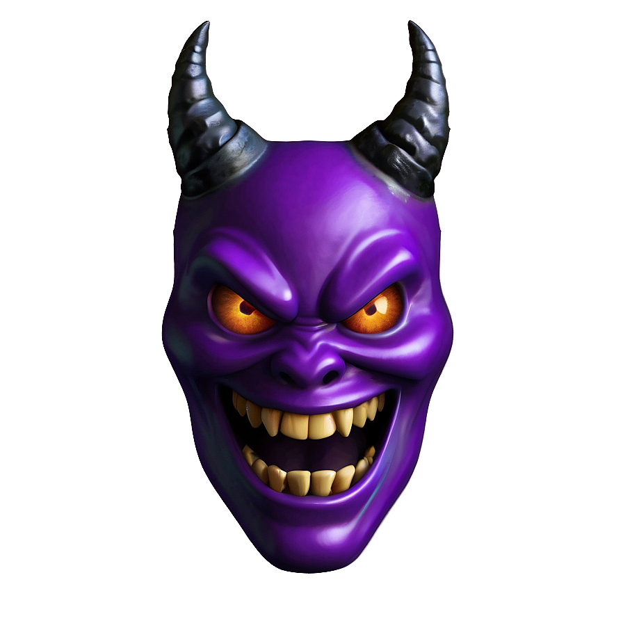 Download Purple Devil Emoji Png Isq3 | Wallpapers.com