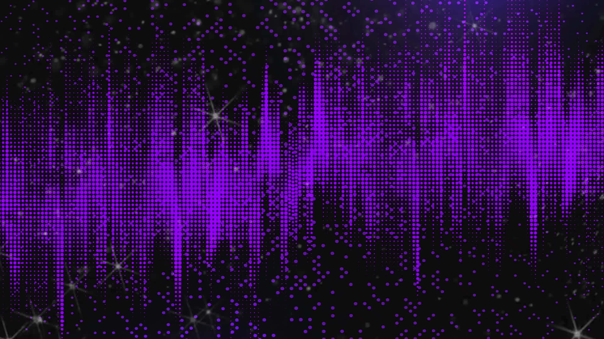 Purple Digital Rain Abstract Wallpaper