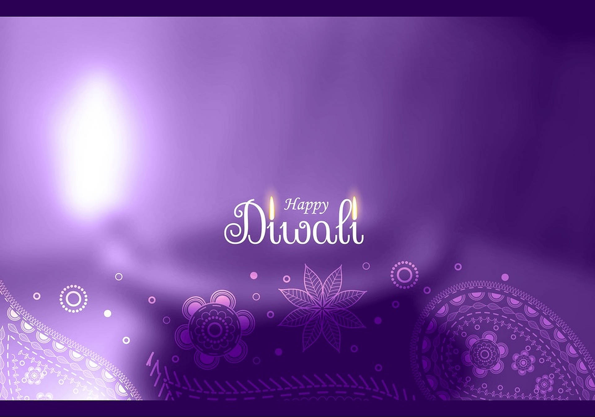 Purple Diwali Poster Wallpaper
