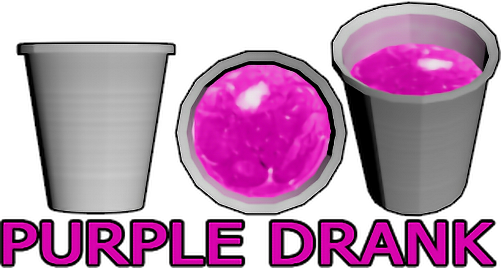 Purple Drank Styrofoam Cups PNG