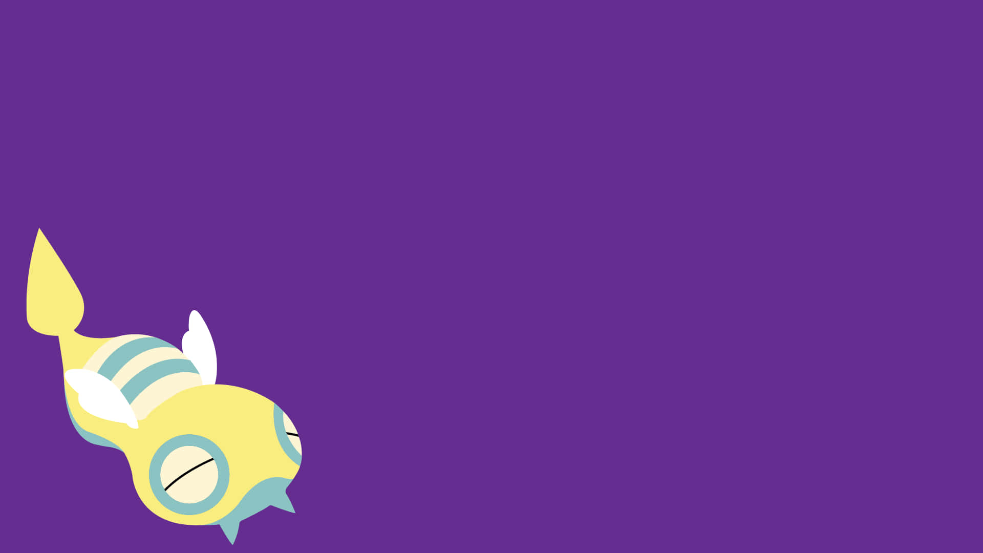 Liladunsparce (for A Computer Or Mobile Wallpaper With A Purple Dunsparce Design) Wallpaper