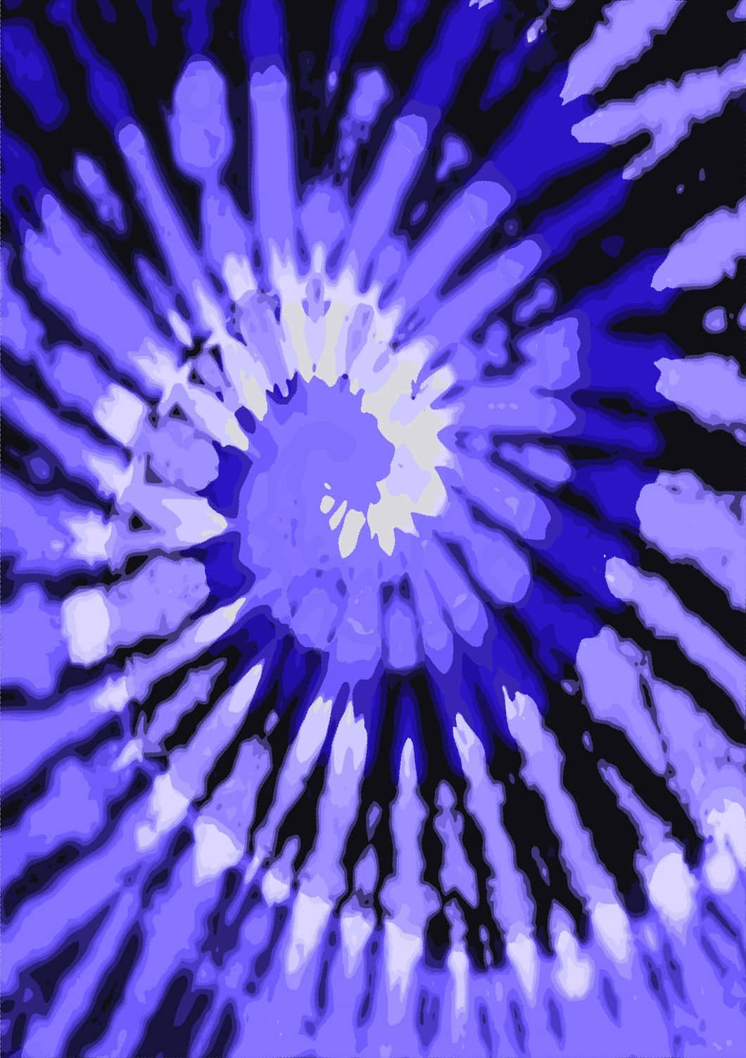 Radial design of purple dye molecules Wallpaper