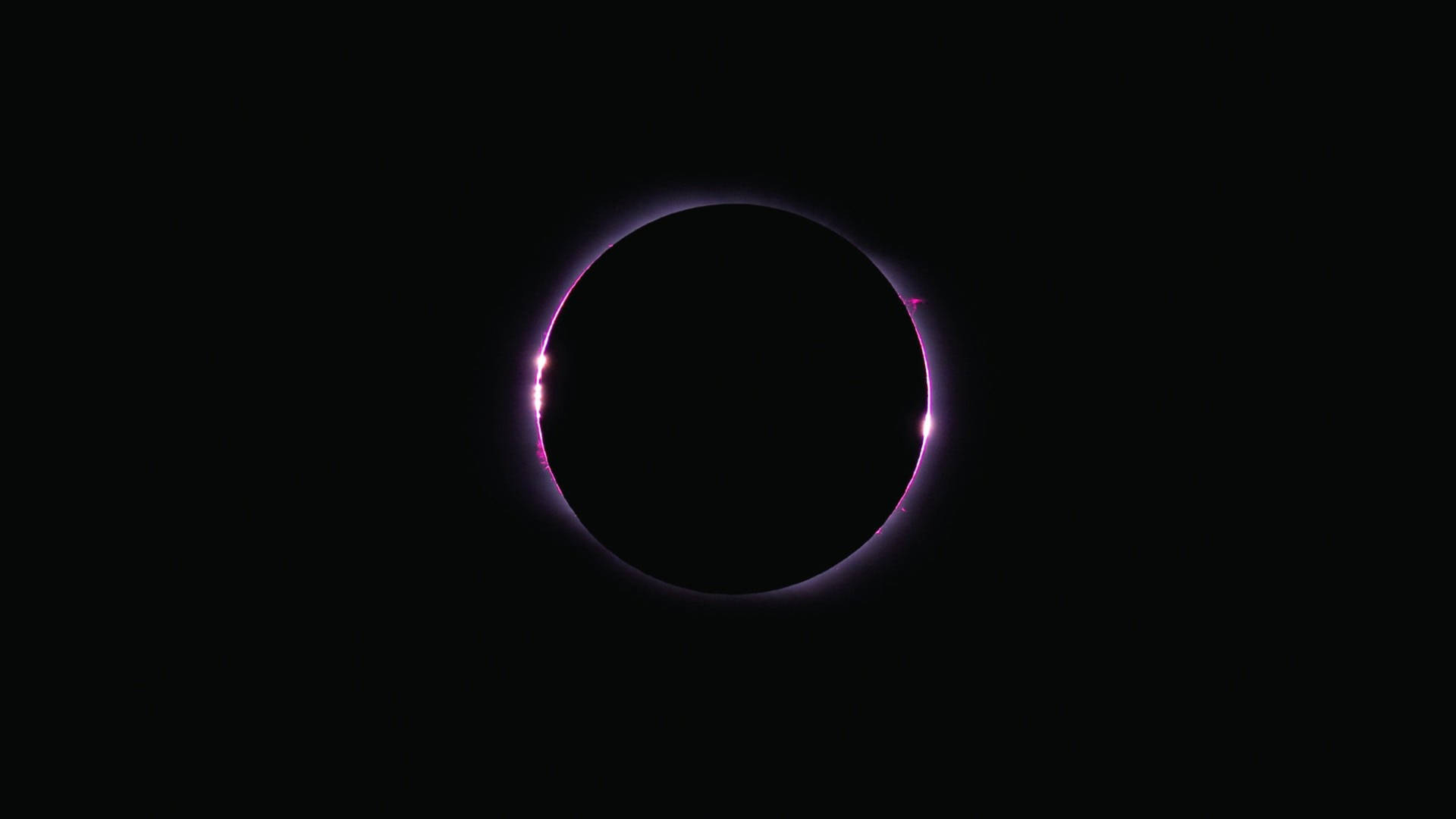 Purple Eclipse Dark Abstract