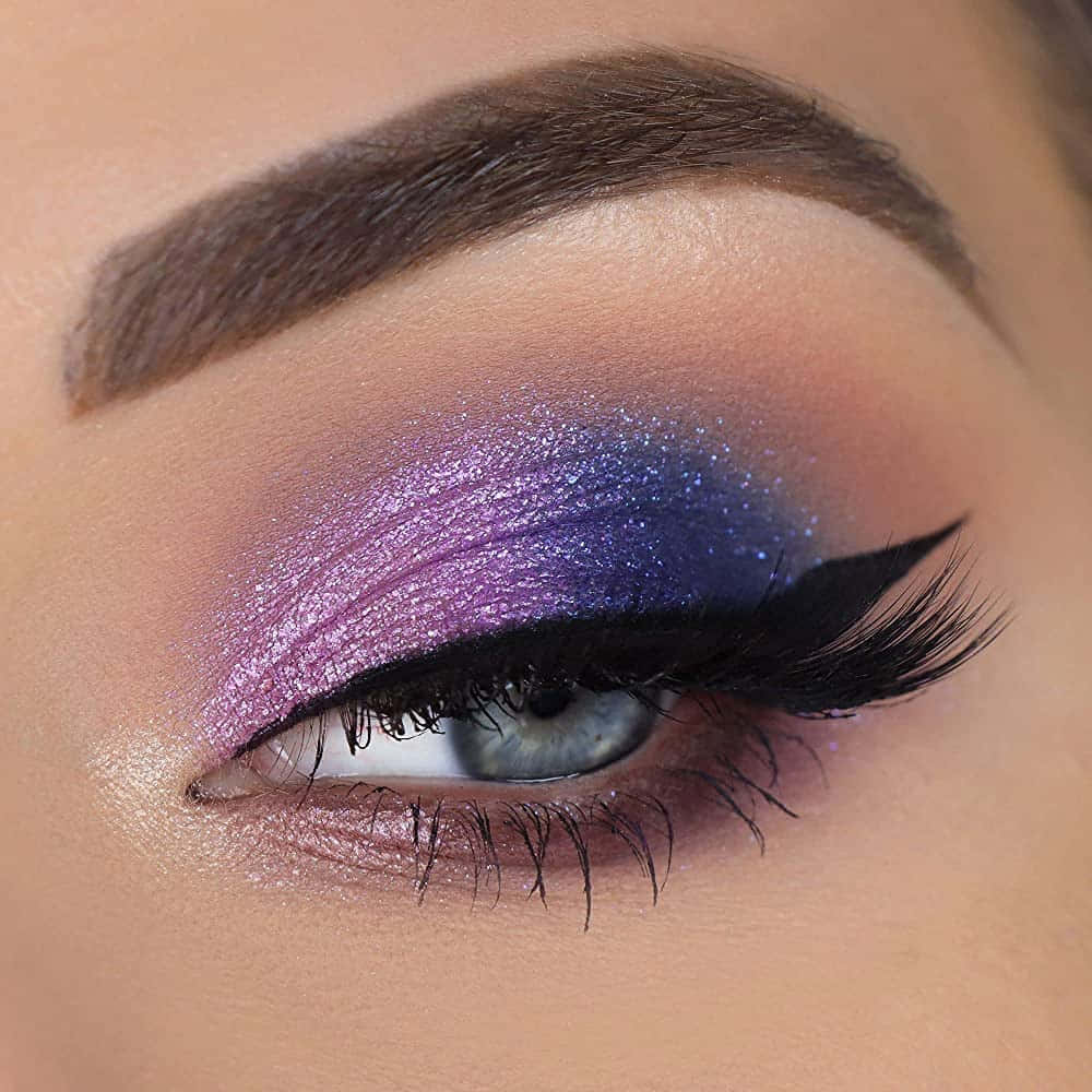 Brighten Up Your Eyes with This Attractive Purple Eye Shadow Wallpaper