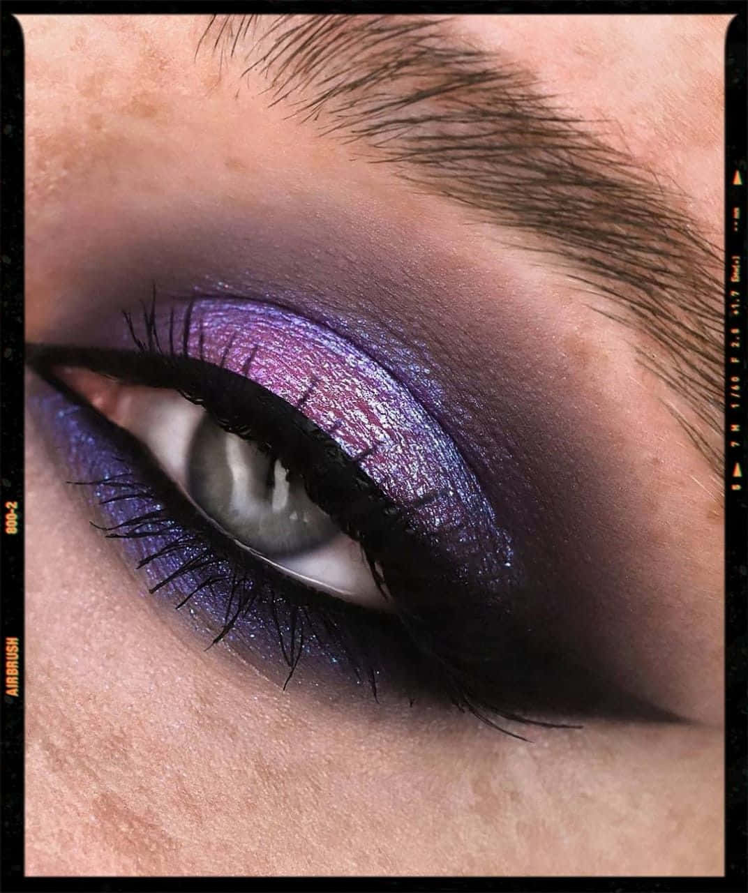 "Breathe life into your eyes with a vibrant purple eye shadow look" Wallpaper