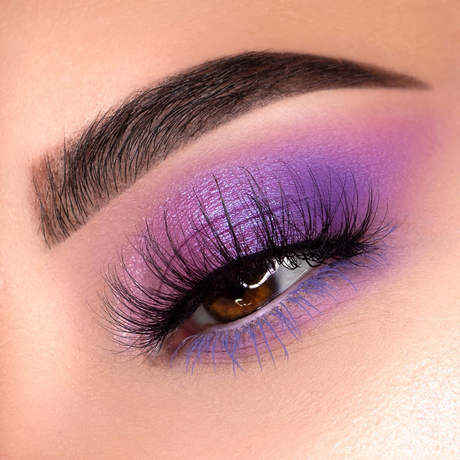 “Add some purple flair to your look with this beautiful eye shadow!” Wallpaper
