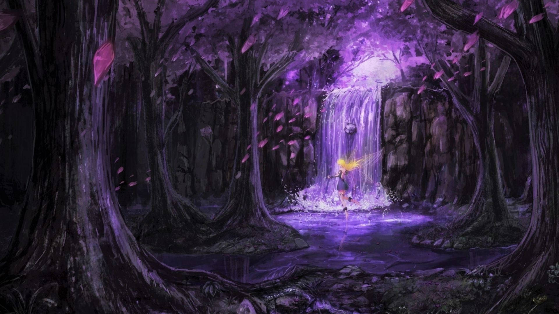 Purple Fairy Aesthetic Wallpaper