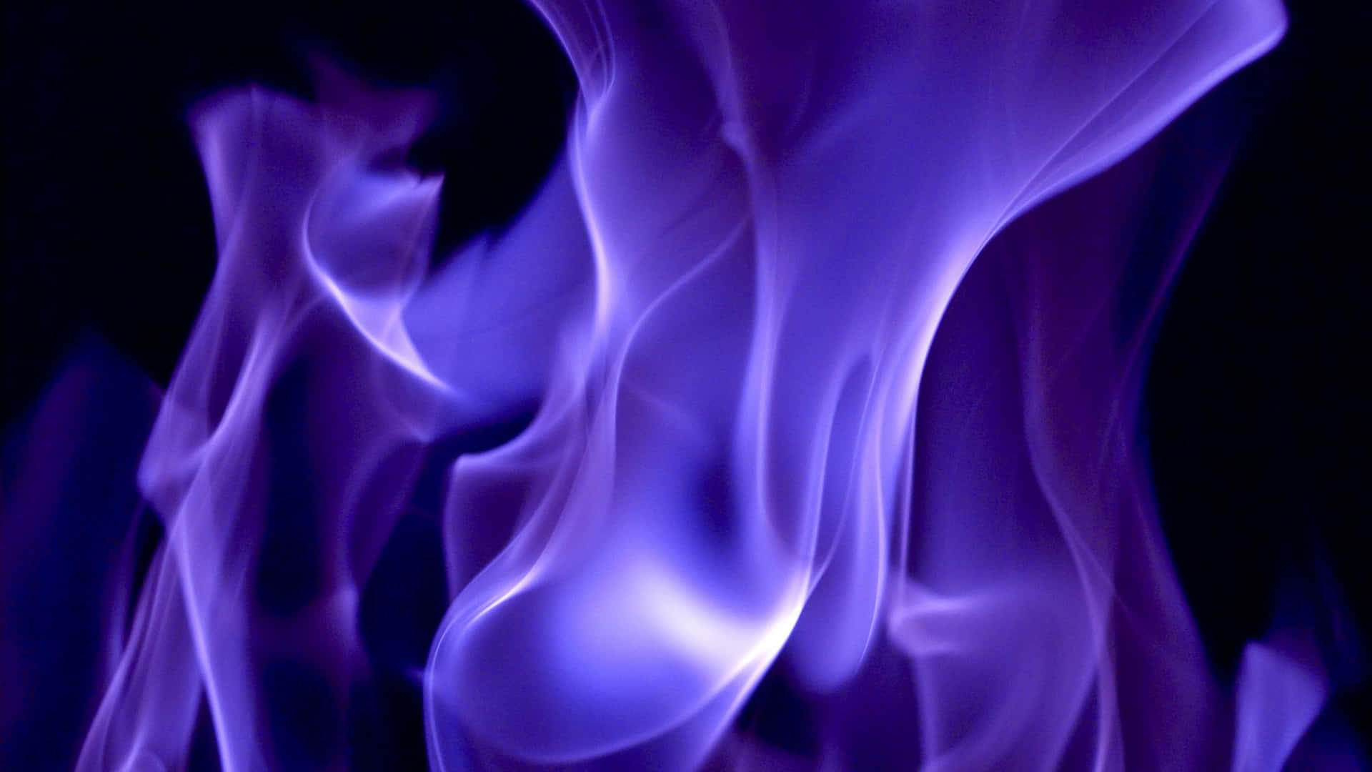 "Experience the warmth and beauty of purple fire"