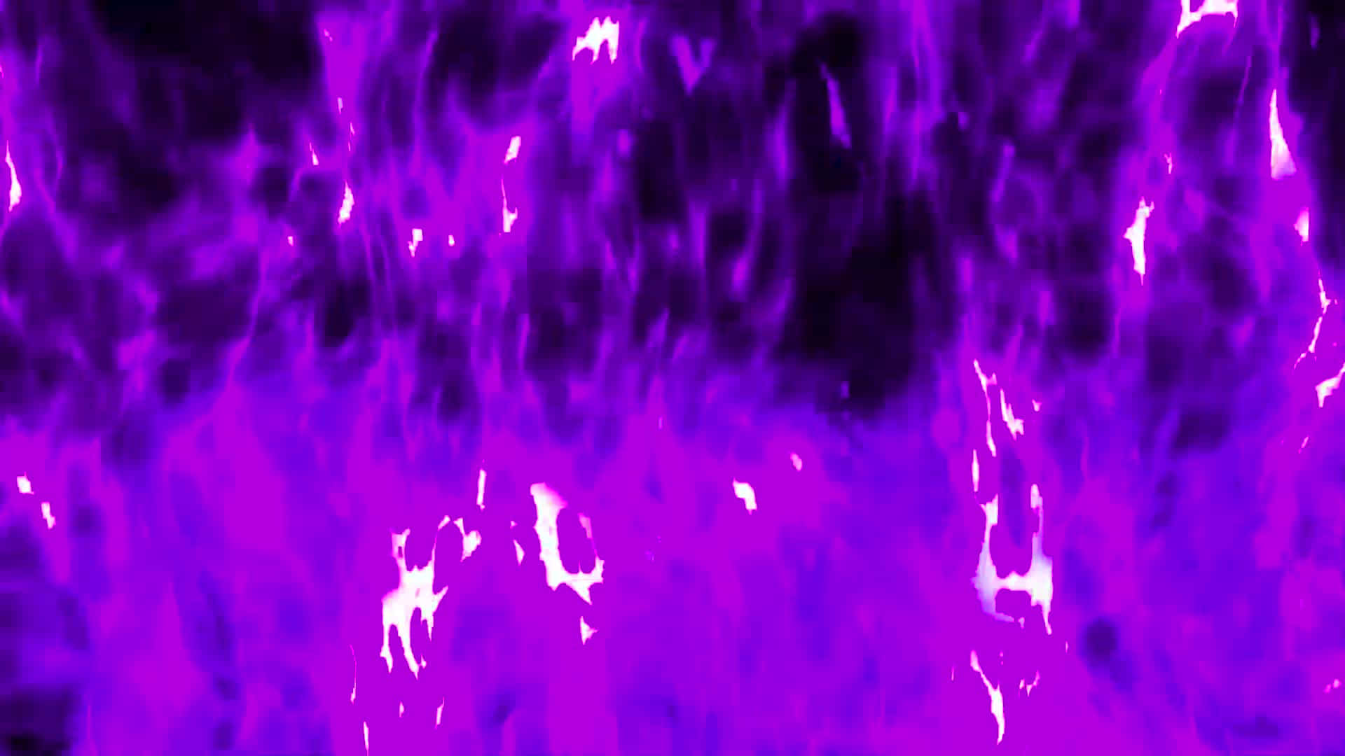 Purple Flames In A Black Background