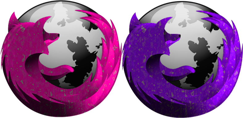 Purple Firefox Logo Duo PNG