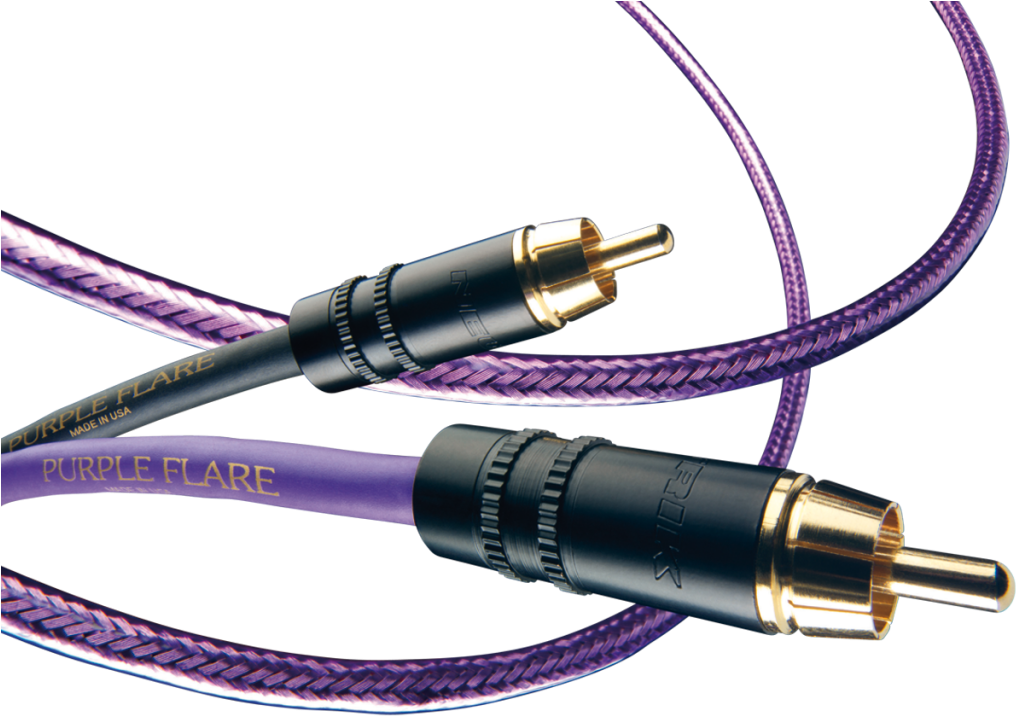 Purple Flare Audio Cable PNG