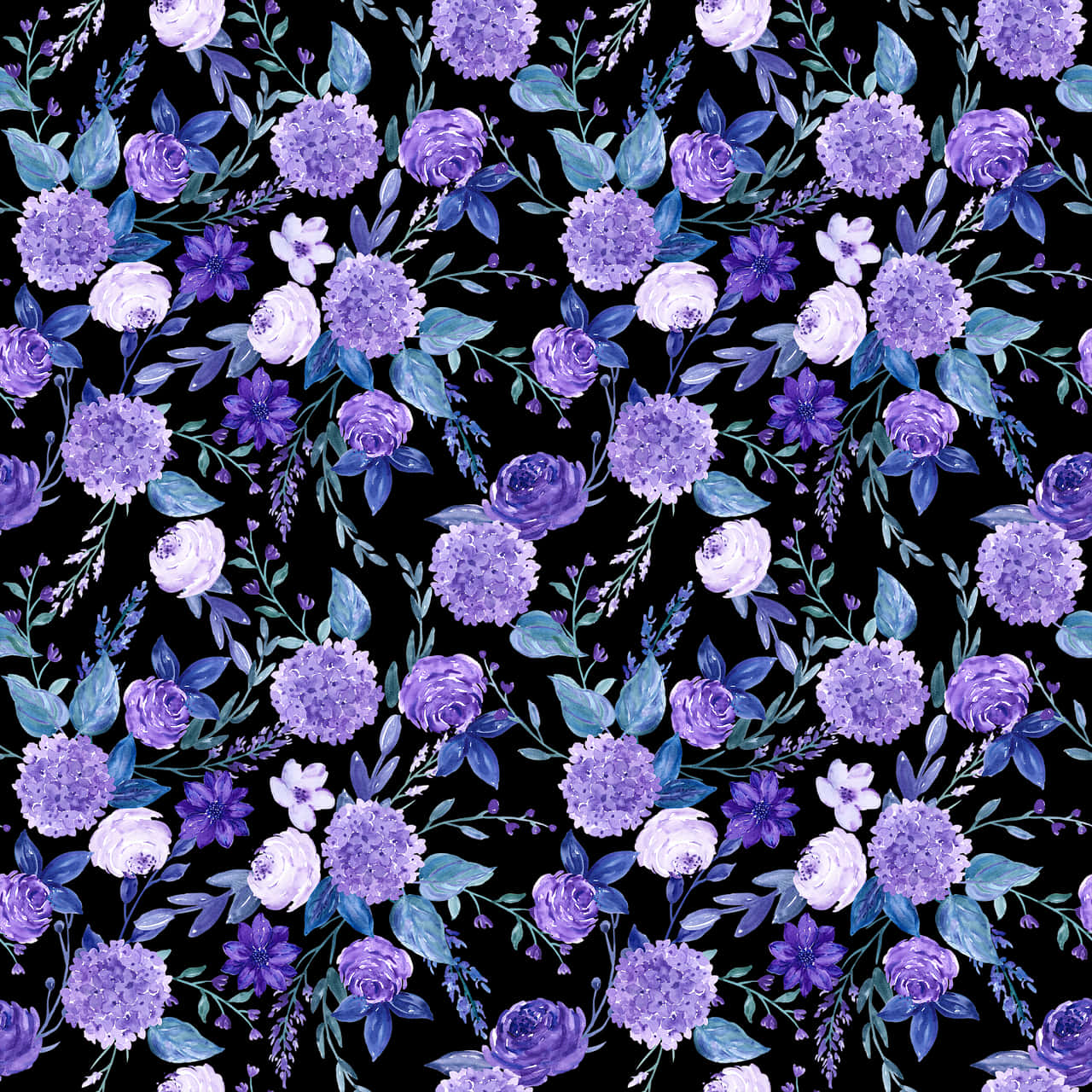 Beautiful Purple Floral Background