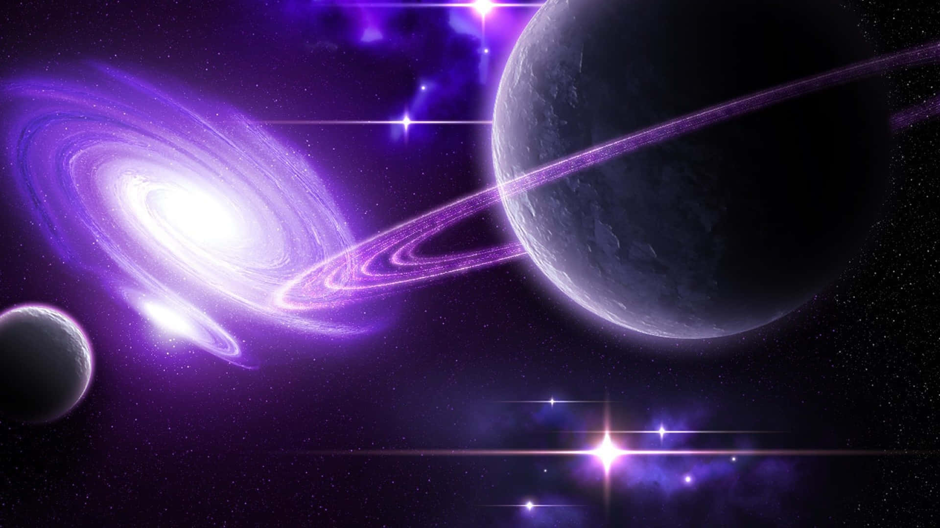 Purple Galaxy - Explore a Colorful Universe