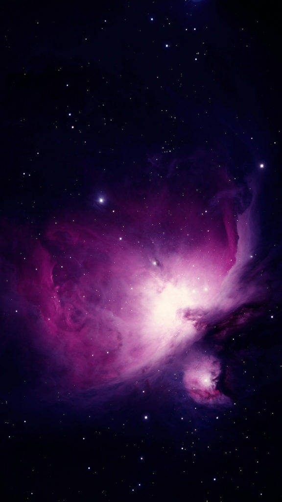 Purple Galaxy Black Shroud Wallpaper