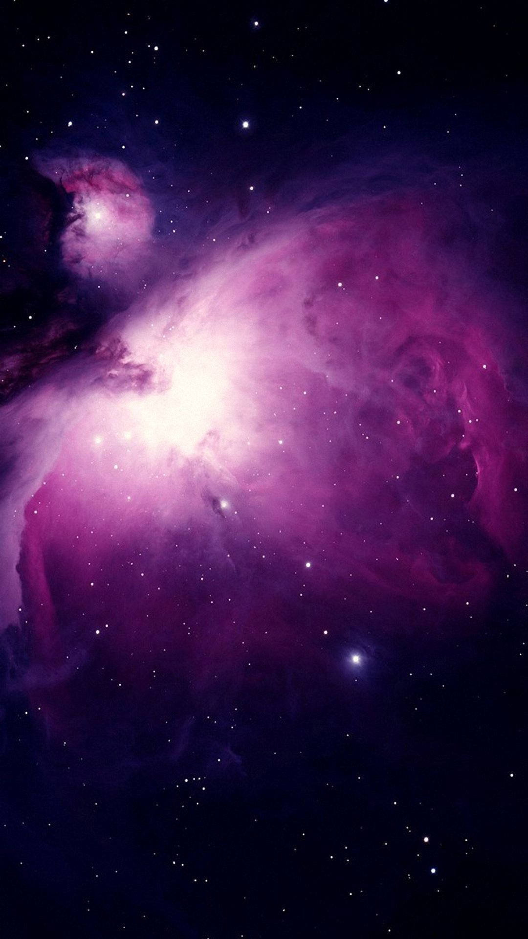 Purple Galaxy Cell Phone Background