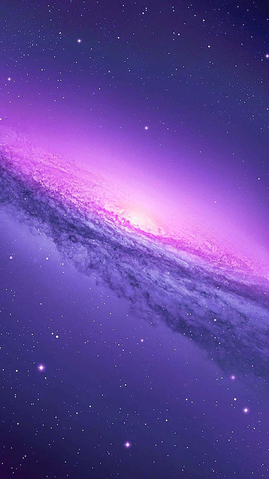 Purple Galaxy Space Stars Background Wallpaper
