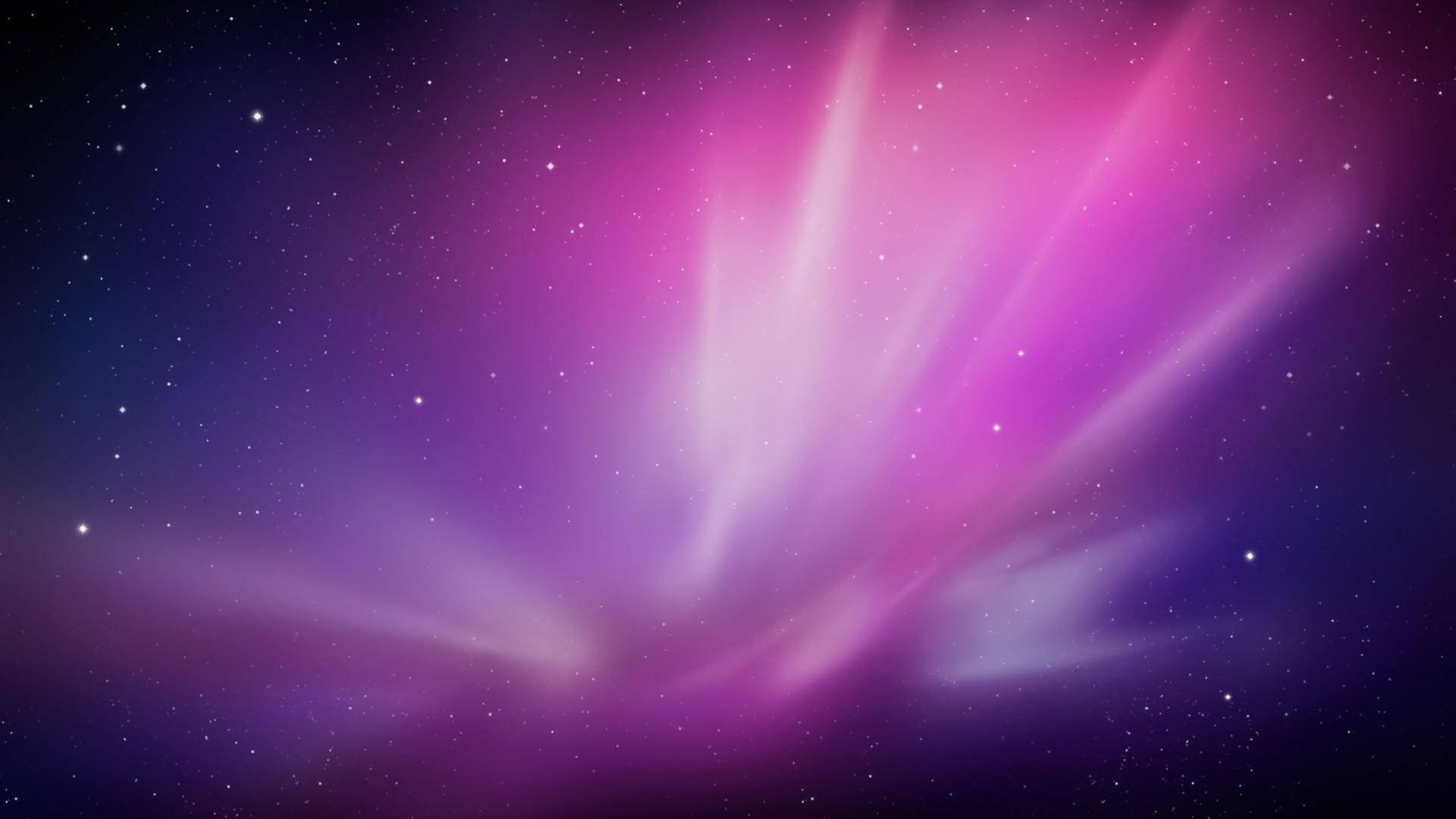 Purple Galaxy With Pink Streaks Wallpaper