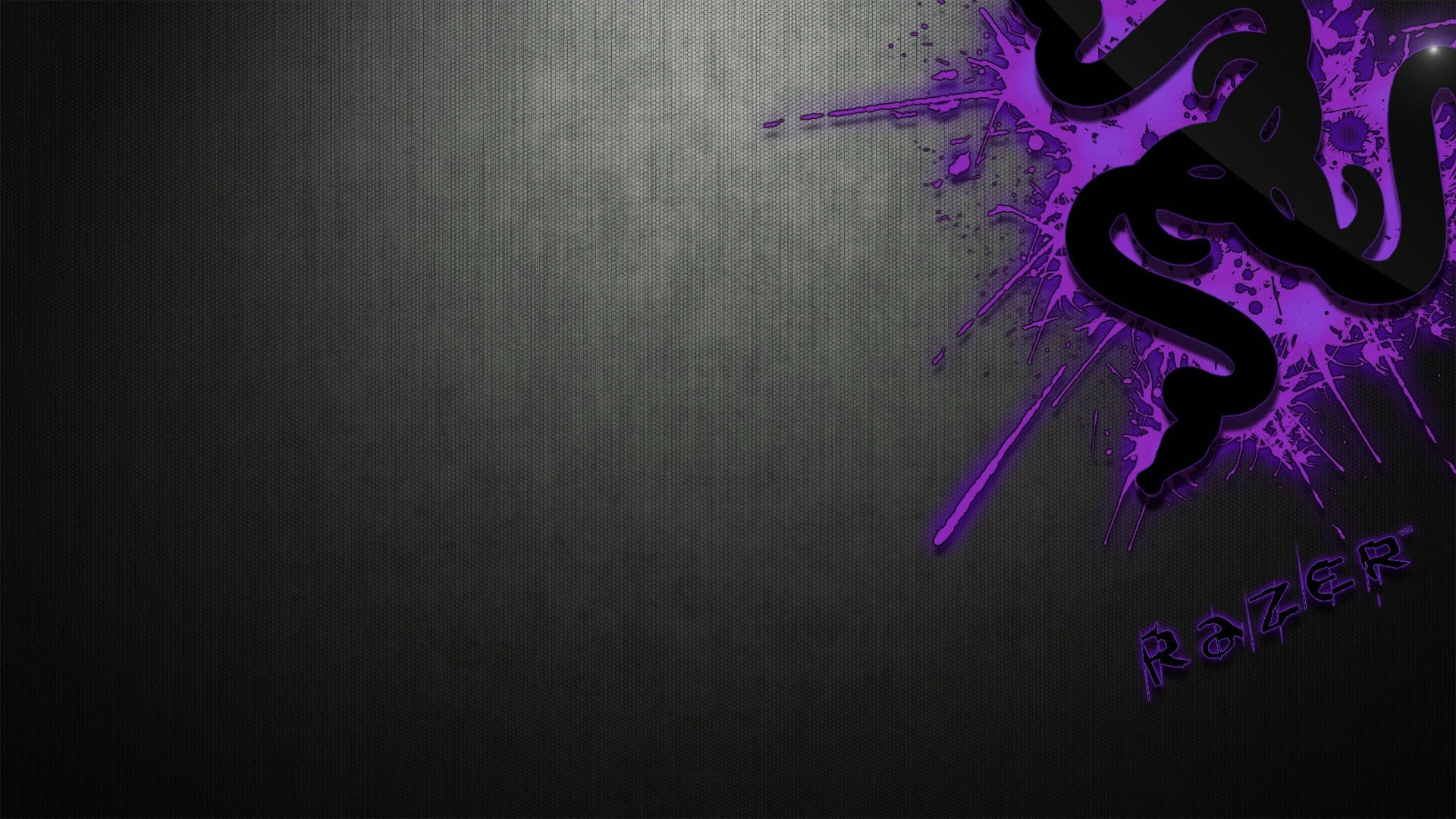 Purple Gaming Black Dragon Border Desktop Wallpaper