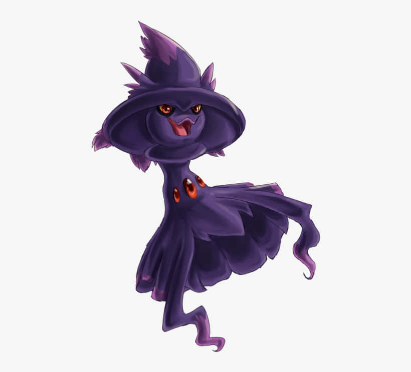 Purple Ghost Pokémon Mismagius Wallpaper