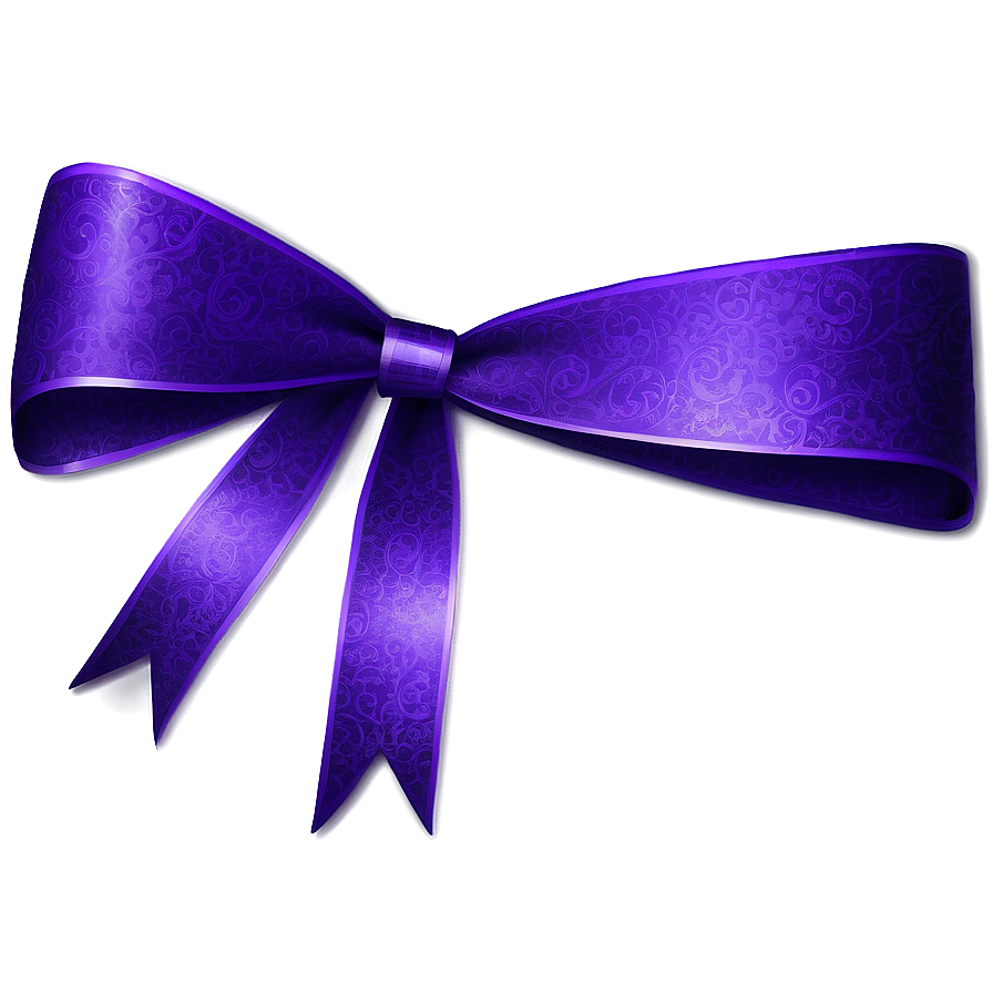 Download Purple Gift Bow Png Rbp | Wallpapers.com