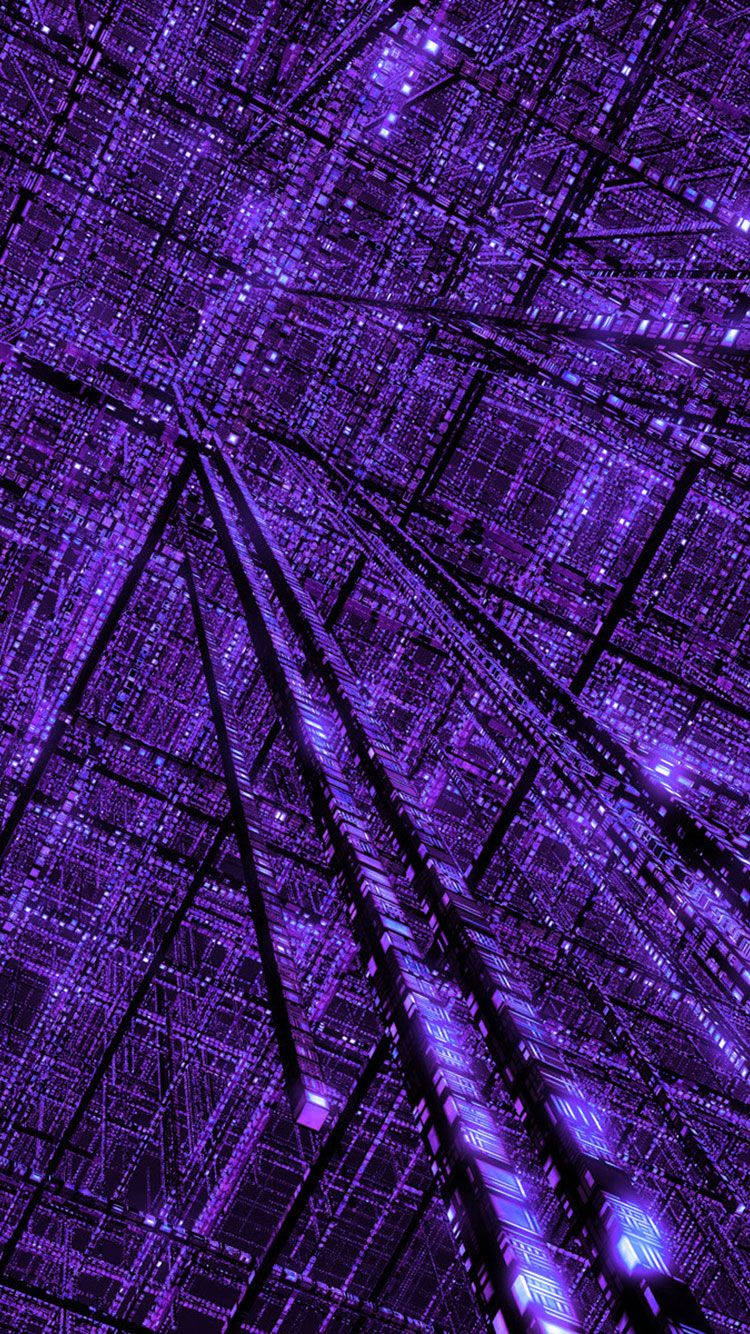 Purple glass infrastructure known for its energizing beauty Wallpaper