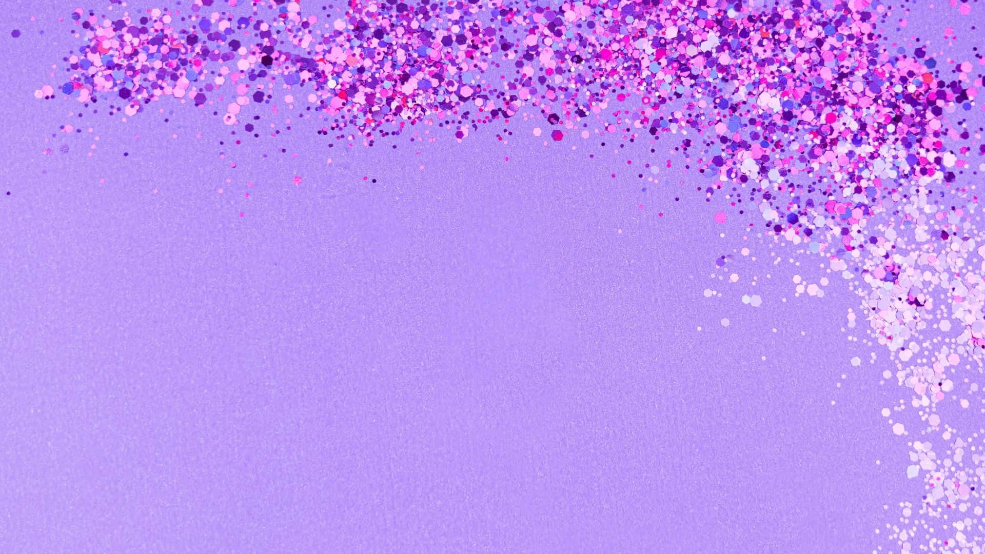 Puntosbrillantes De Purpurina Mágica De Color Púrpura Esparcidos Por Todo Fondo de pantalla
