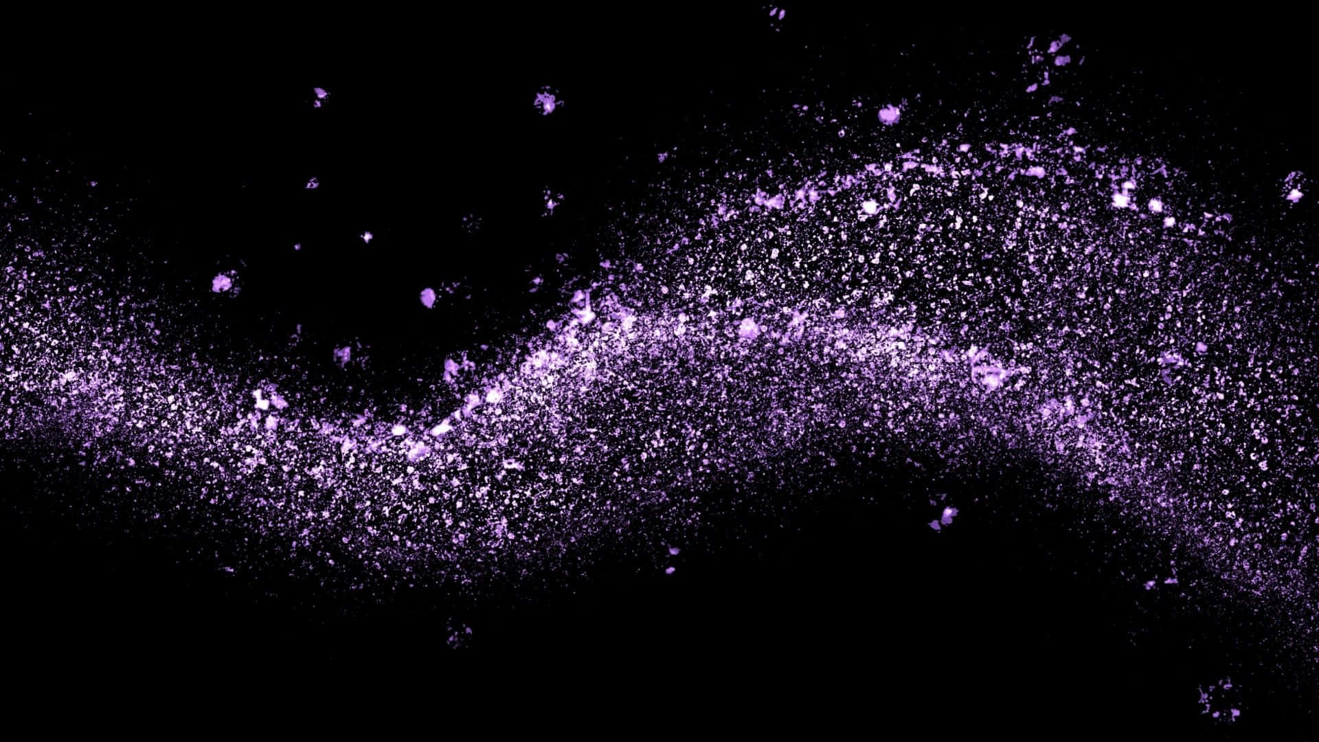 A beautiful purple sparkle effect Wallpaper