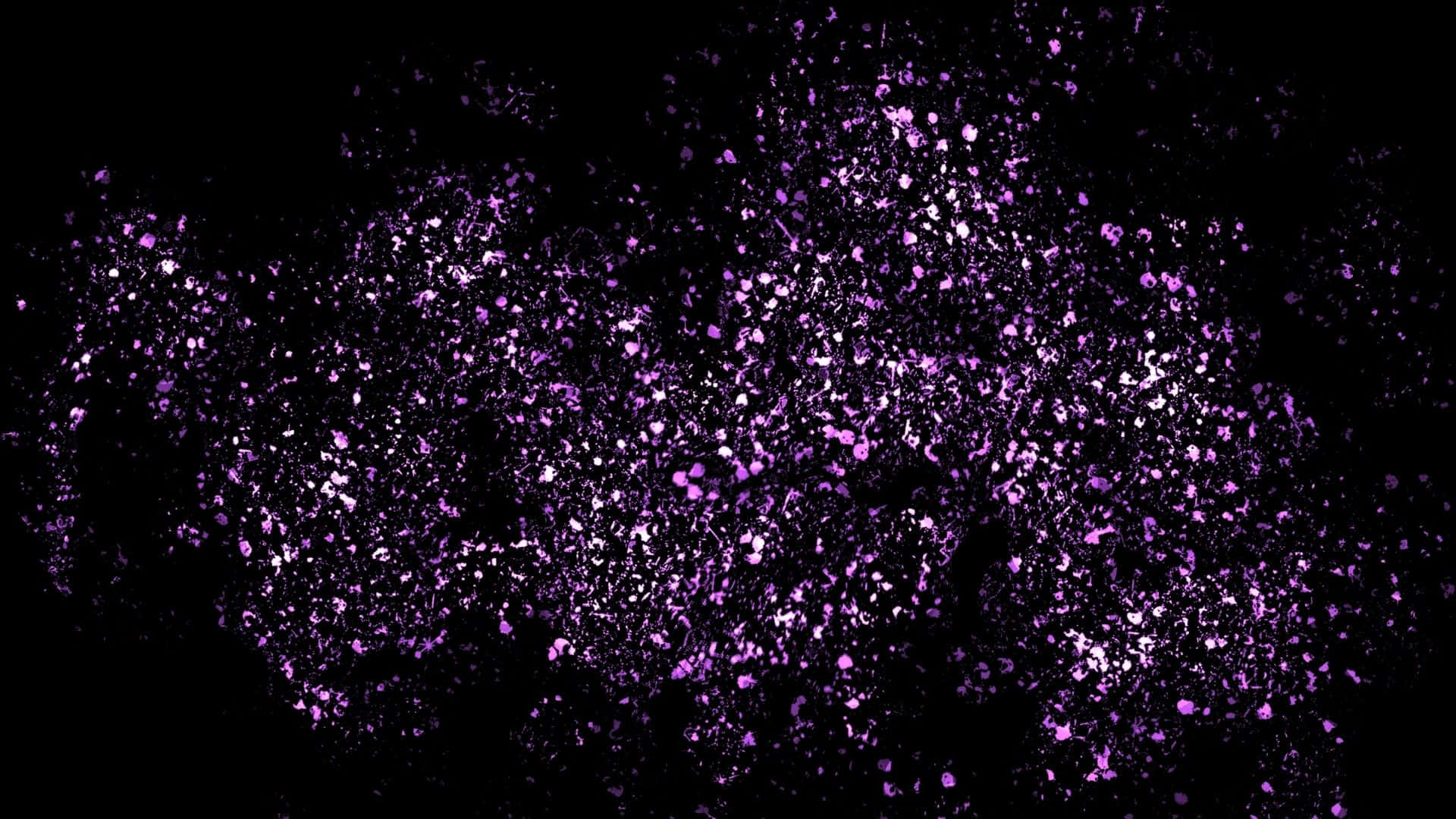 Enjoy a magical display of color and light with purple glitter Wallpaper
