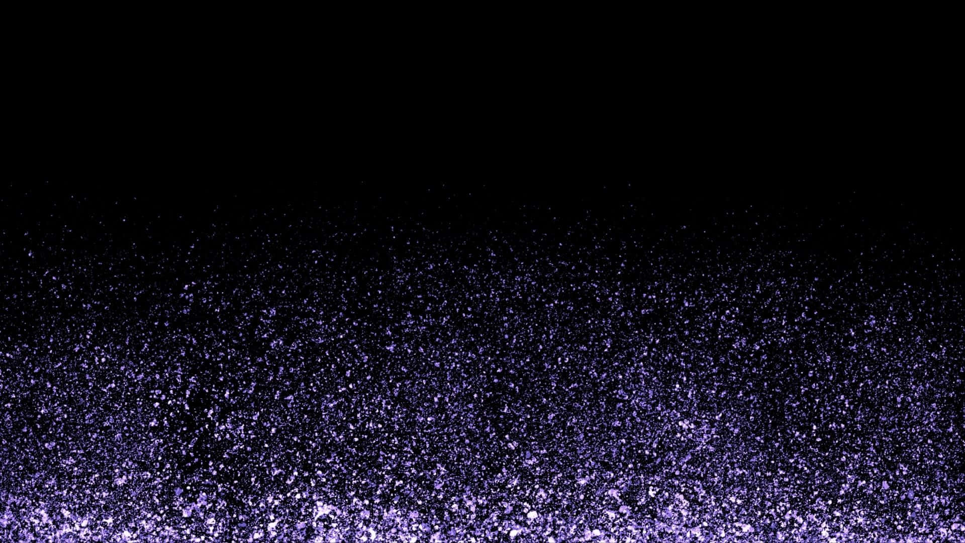 Fangskønheden Og Glimtet Af Natten Med Purple Glitter. Wallpaper