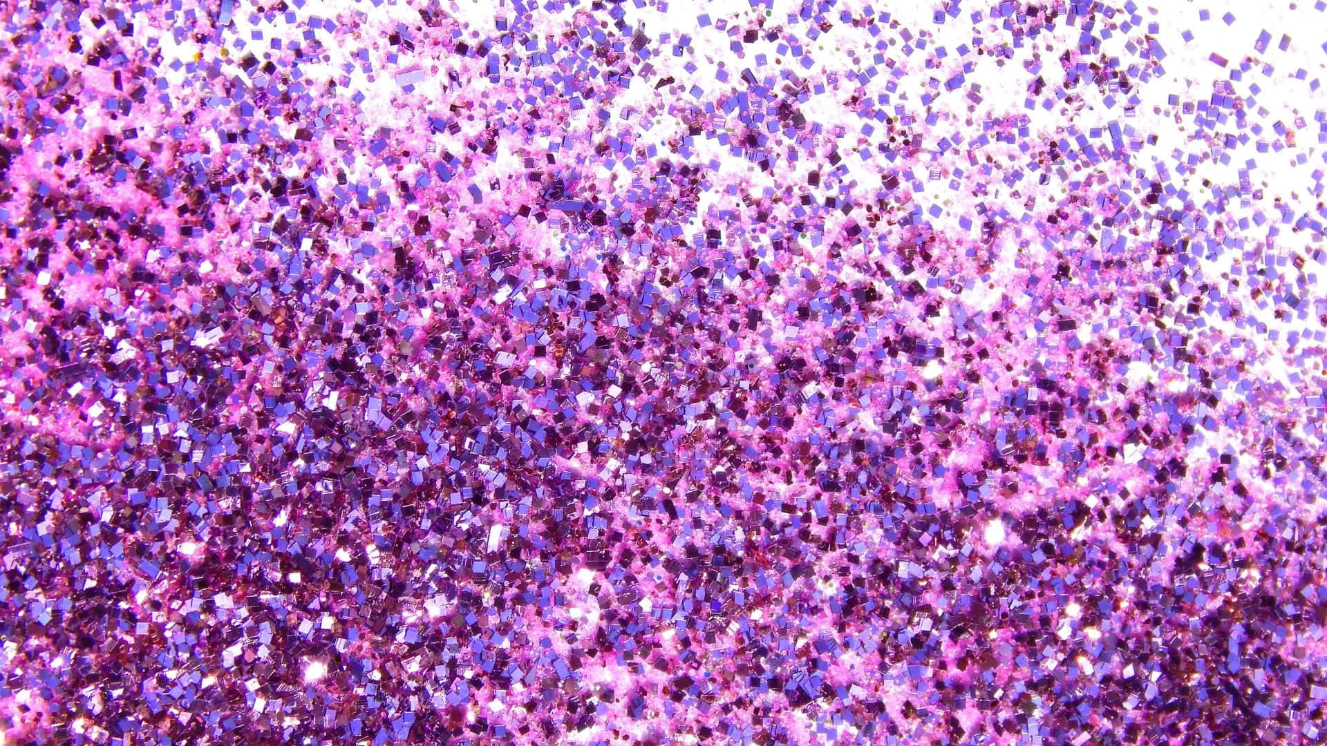 Laddit Indre Funklen Skinne Igennem Med Purple Glitter. Wallpaper