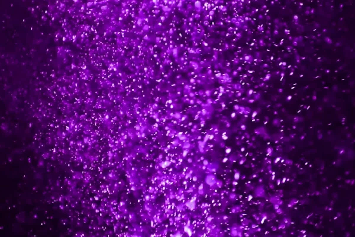 Cinematic Vignette Purple Glitter Dust Background